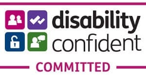 Disability confident committed logo Disability confident committed logo