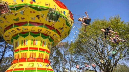 Children enjoying the Twister Ride