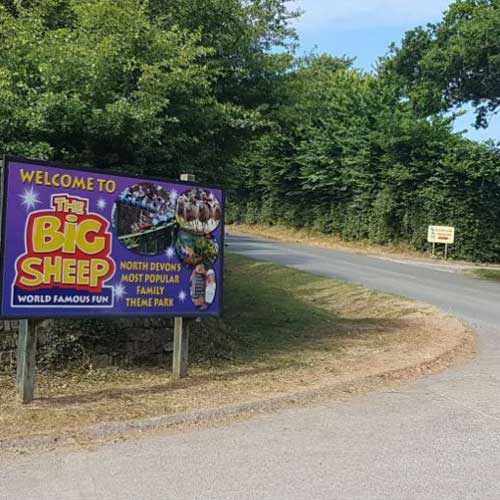 The Big Sheep bus stop