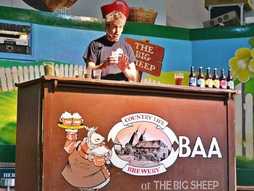 The Big Sheep beer show live on stage