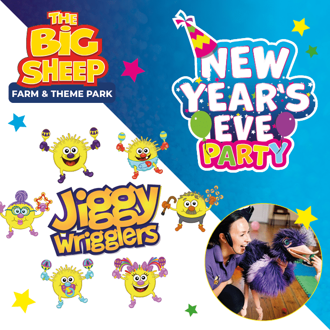 Jiggy Wrigglers and BS - New Years Graphic Big Sheep New Years Graphic