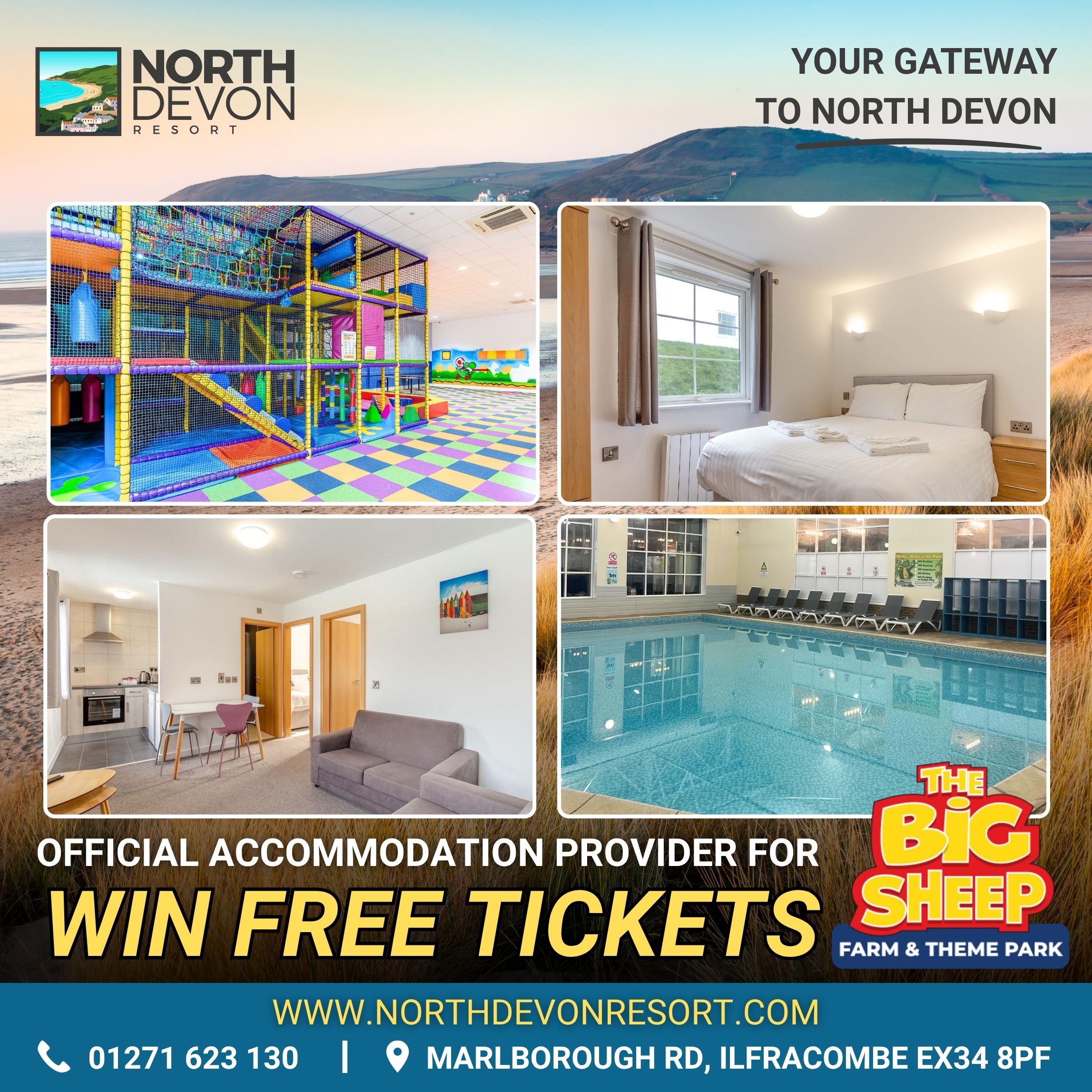 North Devon Resort - Summer Graphic 2025