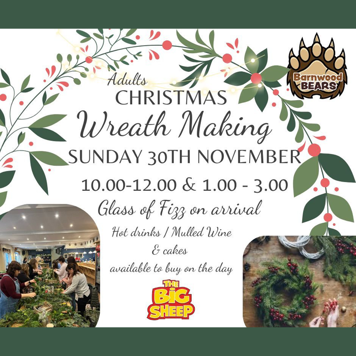xmas wreath making