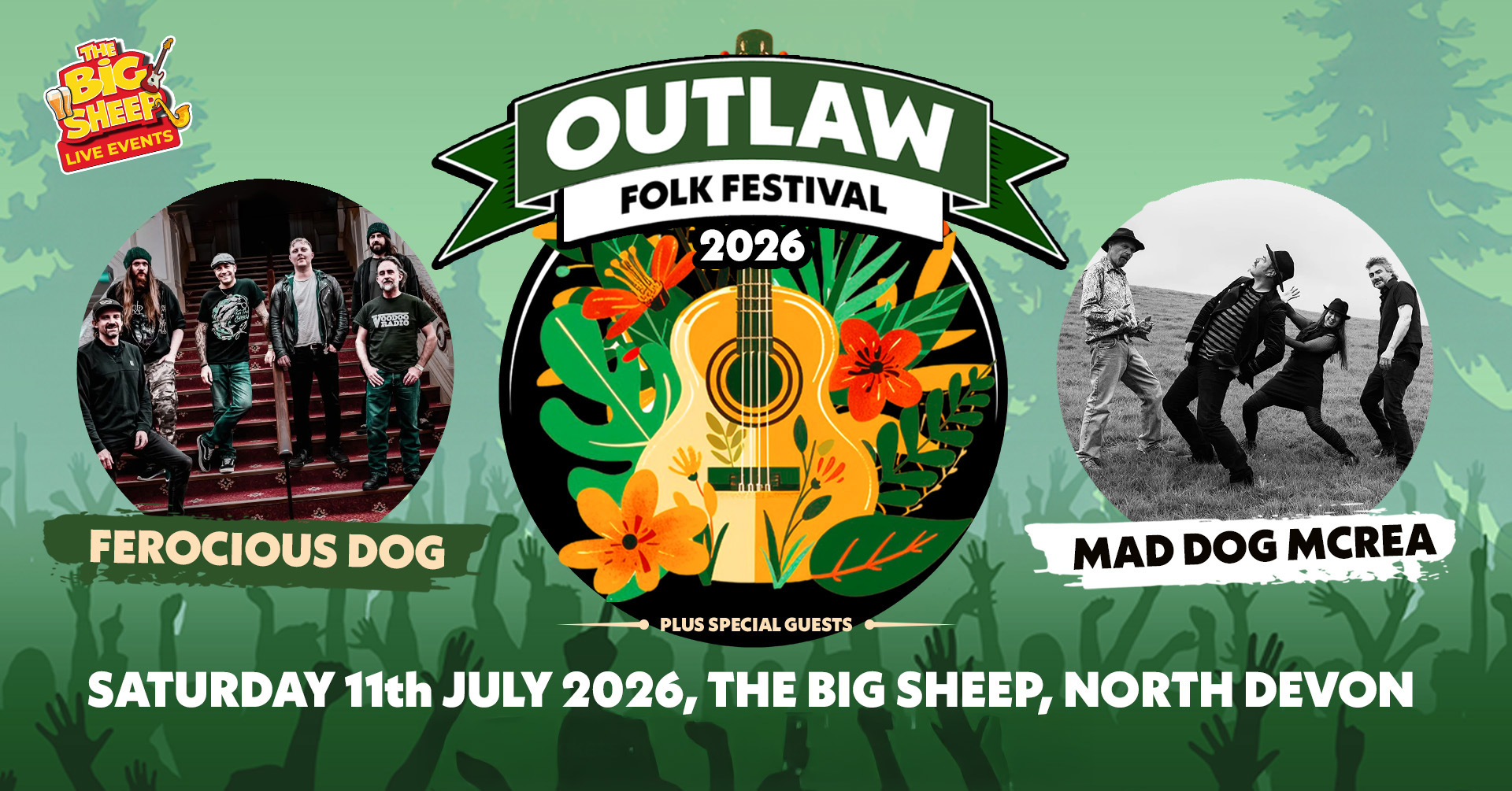 The Big Sheep Outlaw Folk Festival 2026 Event Banner